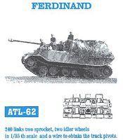 Fruilmodel Ferdinand Tank Track Link Set (240 Links) Plastic Model Tank Tracks 1/35 Scale #62 Fruilmodel Ferdinand Tank Track Link Set (240 Links) Plastic Model Tank Tracks 1/35 Scale #62
