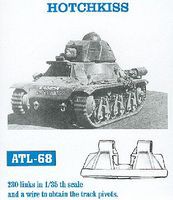 Fruilmodel Hotchkiss Tank Track Link Set (230 Links) Plastic Model Tank Tracks 1/35 Scale #68 Fruilmodel Hotchkiss Tank Track Link Set (230 Links) Plastic Model Tank Tracks 1/35 Scale #68