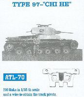 Fruilmodel Type 97 Chi He Tank Track Link Set (210 Links) Plastic Model Tank Tracks 1/35 Scale #70 Fruilmodel Type 97 Chi He Tank Track Link Set (210 Links) Plastic Model Tank Tracks 1/35 Scale #70