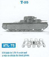 Fruilmodel T35 Tank Track Link Set (270 Links) Plastic Model Tank Tracks 1/35 Scale #75 Fruilmodel T35 Tank Track Link Set (270 Links) Plastic Model Tank Tracks 1/35 Scale #75