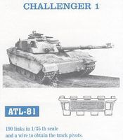 Challenger I Tank Track Link Set (190 Links) Plastic Model Tank Tracks 1/35 Scale #81