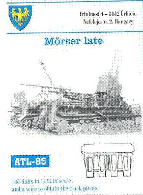 Fruilmodel Morser Late Tank Track Link Set (185 Links) Plastic Model Tank Tracks 1/35 Scale #85