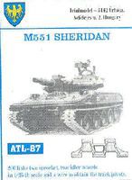 Fruilmodel M551 Sheridan Tank Track Link Set Plastic Model Tank Tracks 1/35 Scale #87 Fruilmodel M551 Sheridan Tank Track Link Set Plastic Model Tank Tracks 1/35 Scale #87
