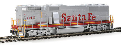 Fox GP60B Loco DC ATSF #340 HO Scale Model Train Diesel Locomotive #20153