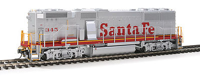 Fox GP60B Loco DC ATSF #345 HO Scale Model Train Diesel Locomotive #20154