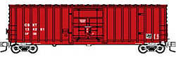 Fox Soo Line-Built 7-Post Boxcar - Ready to Run CSX Transportation #2 (Boxcar Red) - HO-Scale