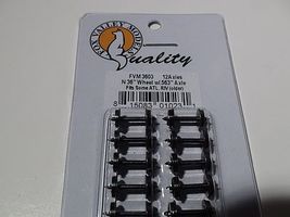 Fox 36'' Wheels pkg(12) (.563'' Axle) N Scale Model Train Truck #3603 Fox 36'' Wheels pkg(12) (.563'' Axle) N Scale Model Train Truck #3603