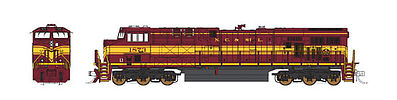 Fox ES44AC Loco NC&STL N Scale Model Train Diesel Locomotive #70006