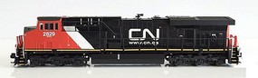 Fox GE ES44AC Standard DC Canadian National #2829 (black, red, white, Website Noodle Logo) N-Scale