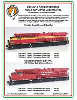 Fox ES44AC Loco Canadian Pacific #8931 N Scale Model Train Diesel Locomotive #70246