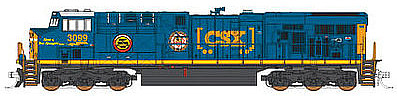 Fox GE ES44AC GEVO - Standard DC - CSX #3099 N Scale Model Train Diesel Locomotive #70287