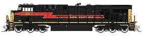Fox GE ES44AC GEVO Standard DC Iowa Interstate #514 N Scale Model Train Diesel Locomotive #70288 Fox GE ES44AC GEVO Standard DC Iowa Interstate #514 N Scale Model Train Diesel Locomotive #70288