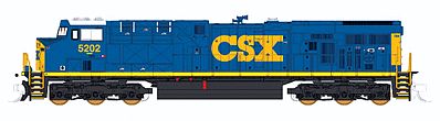 Fox GE ES44DC w/Low Numberboards CSX #5202 N Scale Model Train Diesel Locomotive #70381