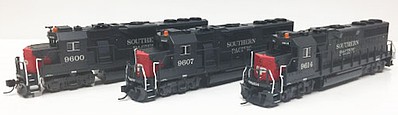 Fox EMD GP60 Early Version - Standard DC Southern Pacific #9600 (gray, red) - N-Scale