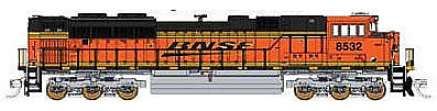 Fox EMD SD70ACe DC BNSF Railway #8532 N Scale Model Train Diesel Locomotive #71104