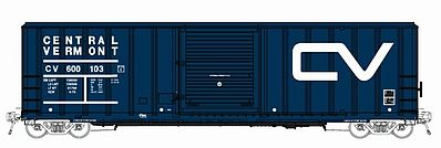 Fox FMC 5347 Single-Door Boxcar Central Vermont #600103 N Scale Model Train Freight Car #80312