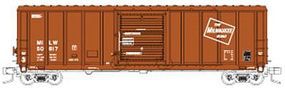 Fox P-S 5344 Single Door Boxcar Milwaukee Road #50818 N Scale Model Train Freight Car #81065 Fox P-S 5344 Single Door Boxcar Milwaukee Road #50818 N Scale Model Train Freight Car #81065