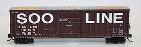 Fox 7 Post Boxcar Soo Line #18836 N Scale Model Train Freight Car #81817 Fox 7 Post Boxcar Soo Line #18836 N Scale Model Train Freight Car #81817