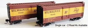 Fox 40' Boxcar Milwaukee Road 8365 N Scale Model Train Freight Car #90267 Fox 40' Boxcar Milwaukee Road 8365 N Scale Model Train Freight Car #90267