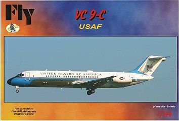 Fly-Models VC9C United States of America Airliner Plastic Model Airplane Kit 1/144 Scale #14405