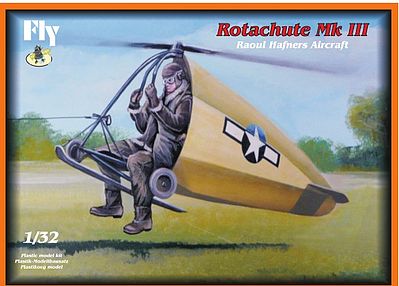 Fly-Models Rotachute Mk III One-Man Rotor Kite Aircraft Plastic Model Airplane Kit 1/32 Scale #32005