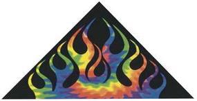 Gayla 50''x24'' Sky Dye Flames Constellation Delta Nylon Kite Single-Line Kite #951 Gayla 50''x24'' Sky Dye Flames Constellation Delta Nylon Kite Single-Line Kite #951