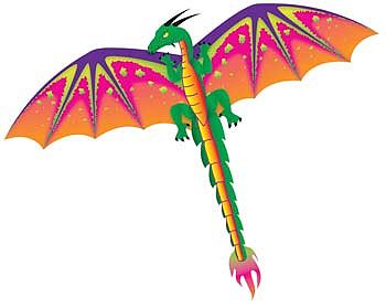 3D Dragon (gal961) Gayla Single Line Kites