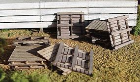 GCLaser Pallets Kit (24) HO Scale Model Railroad Building #11105 GCLaser Pallets Kit (24) HO Scale Model Railroad Building #11105