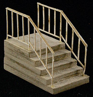 GCLaser Single-Wide Stair The Cube Modular System Component Kit HO Scale #11607