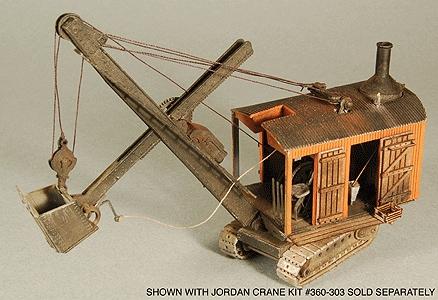 GCLaser Jordan Steam Shovel Detail Set Kit (Laser-Cut Wood) HO Scale Model #1176