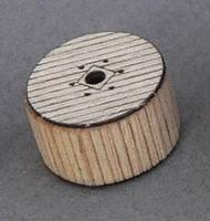 GCLaser Covered Cable Reel 6-Pack Kit (Laser-Cut Wood) N-Scale #1192