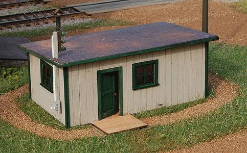 GCLaser Yard Office Kit HO Scale Model Railroad Accessories #1255