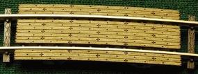 GCLaser Grade Crossing pkg(2) 19'' Radius Curve Fits Code 100 Rail N Scale Model Railroad #1276 GCLaser Grade Crossing pkg(2) 19'' Radius Curve Fits Code 100 Rail N Scale Model Railroad #1276