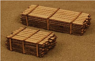 GCLaser 3 x 12 Lumber Load Kit One Each 10 & 18 Loads N Scale Model Railroad #13312
