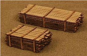 GCLaser 3 x 12'' Lumber Load Kit One Each 10' & 18' Loads N Scale Model Railroad #13312