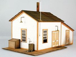 GCLaser Pump House #2 Laser-Cut Card Kit HO-Scale Model Building #19011