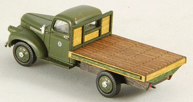 GCLaser Flat Truck Bed (Laser-Cut Wood Kit) HO Scale Vehicle Accessory #19049