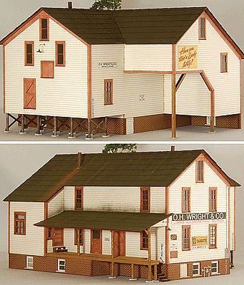 GCLaser O.H. Wright & Co. (Laser-Cut Kit) HO-Scale Model Building #19063