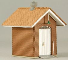 Brick Oil Shed (Laser-Cut Kit) HO Scale Model Building #19064