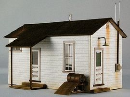 GCLaser Team Yard Office Kit HO Scale Model Building #1909