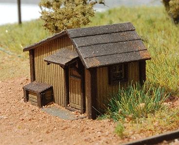 GCLaser Tool Shed (Laser-Cut Wood Kit) N Scale Model Building #201
