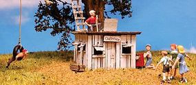 GCLaser Clubhouse Kit (Laser-Cut Wood) O Scale Model Railroad Accessory #32611