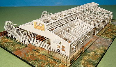 n scale laser cut buildings