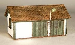 GCLaser Motor Car House Kit (Laser-Cut Wood) Z Scale Model Railroad Building #5295