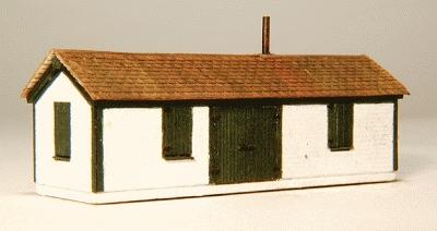 GCLaser Shim Shed Kit (Laser-Cut Wood) Z Scale Model Railroad Building #5297