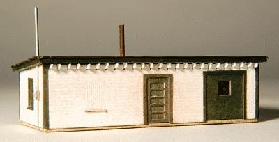 GCLaser Tool House Kit (Laser-Cut Wood) Z Scale Model Railroad Building #5298