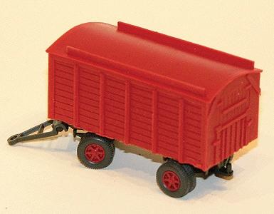 Gem-City Wgn Baggage Red - HO-Scale