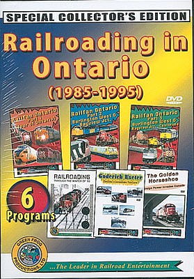 Greenfrog Railroading in Ontario 1985-1995 DVD Set 6-Disc Set