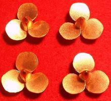 G-Factor USS Hornet Brass Propellers for Merit (4) Plastic Model Ship Accessory 1/200 Scale #120003 G-Factor USS Hornet Brass Propellers for Merit (4) Plastic Model Ship Accessory 1/200 Scale #120003
