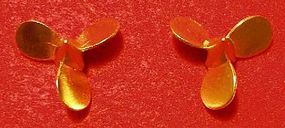 G-Factor German U-Boat Type VII Brass Propellers for Revell Plastic Model Ship Accessory 1/72 #17201 G-Factor German U-Boat Type VII Brass Propellers for Revell Plastic Model Ship Accessory 1/72 #17201